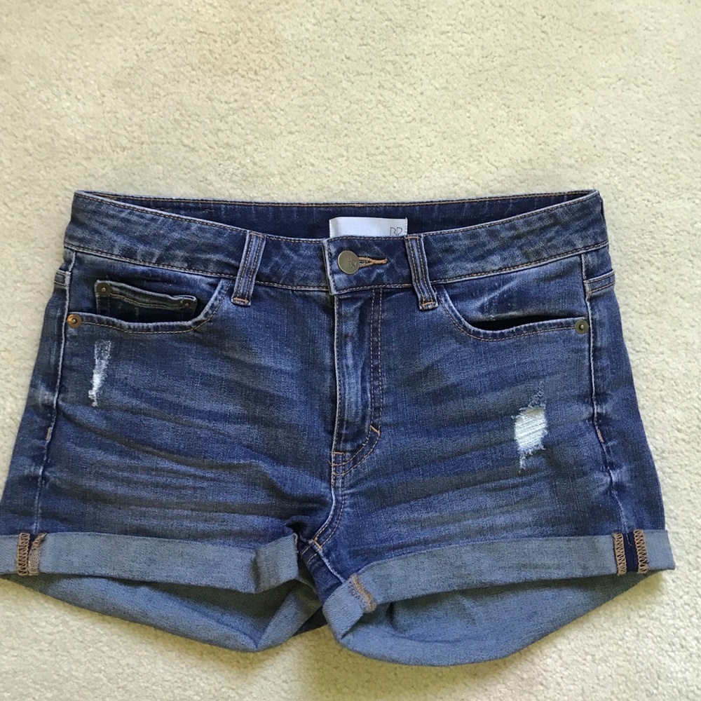 BP denim cuffed shorts